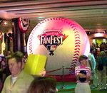 The World's Largest Baseball Appears At FanFest