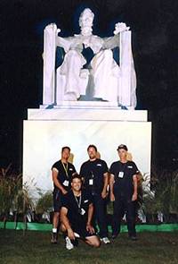 Part of the BBC Crew in Bakersfield